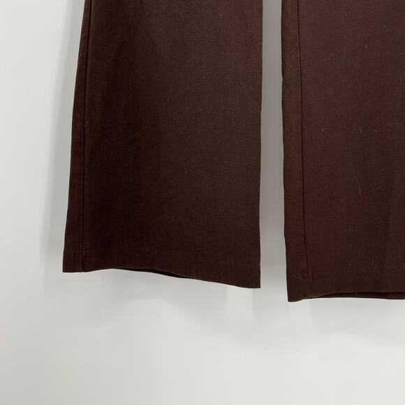 Vintage Y2k Star City Brown Low Rise Flare Dress Pants Size 1 - Picture 4 of 6